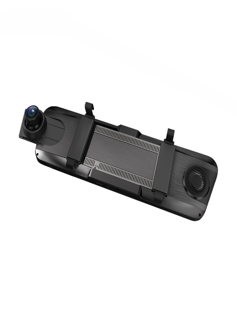 AZDOME AR09 Car Recorder WiFi 9.66‘’ HD 2160P Dual Lens 150 Degree Wide Angle/Night Vision/G Sensor/Loop Recording/Streaming Full Screen Touch Smart Car DVR Support Car and Truck Mirror - Image 3